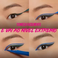 Maybelline Hyper Precise All Day Eyeliner Líquido Parrot Blue