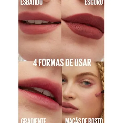 Maybelline Super Stay Teddy Tint Batom Mate 50 Wild At Heart