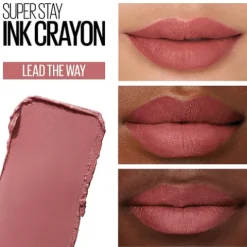 Maybelline Superstay Ink Crayon Batom Em Lápis 15 Lead The Way
