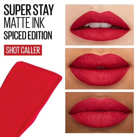 Maybelline Superstay Matte Ink Spiced Batom Líquido 325 Shot Caller