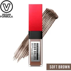 Maybelline Tattoo Brow Styling Gel Sobrancelha 255 Soft Brown
