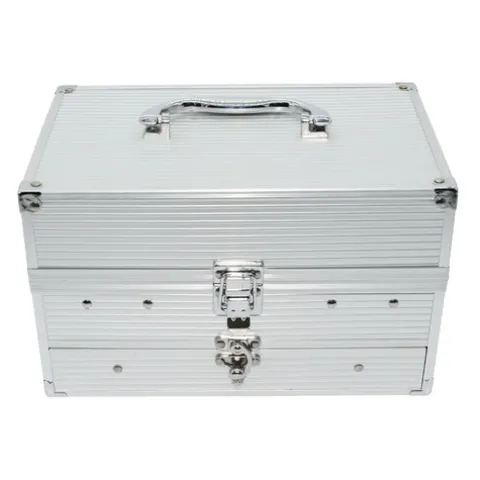 Mya Mala De Maquilhagem Metálica Média