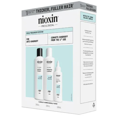 Nioxin Kit Scalp Recovery Tratamento Eficaz Contra A Caspa