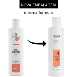 Nioxin Sistema 4 Condicionador Cabelos Pintados Perda Densidade Avançada