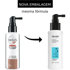 Nioxin Sistema 3 Tratamento Leave-In Cabelos Pintados Perda Densidade Leve