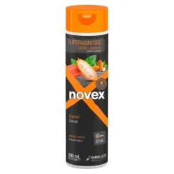 Novex Superhairfood Champô Nutrição & Brilho De Cacau + Amêndoas