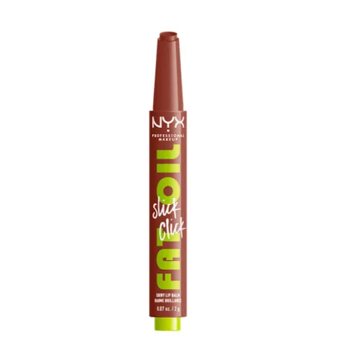 Nyx Fat Oil Slick Click Bálsamo Labial Warm Nude 05 Link In My Bio