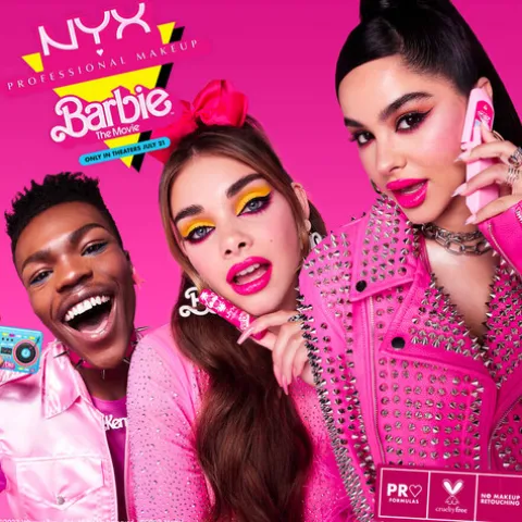 Nyx Pro Makeup Barbie On The Go Cheek Paleta De Rosto