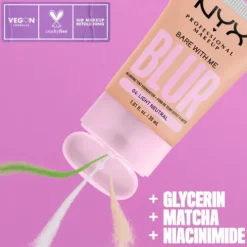 Nyx Pro Makeup Bare With Me Blur Base Líquida Efeito Blur 09 Light Medium