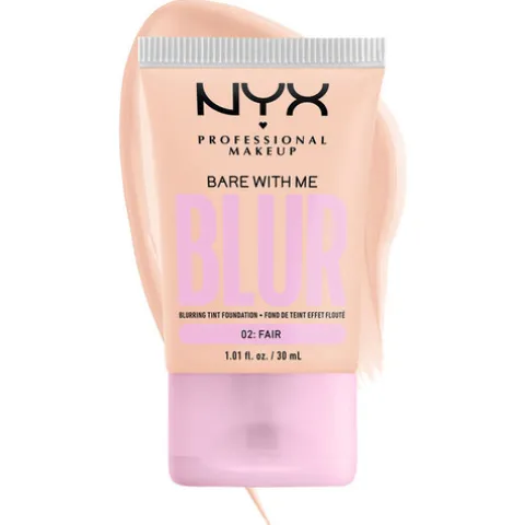 Nyx Pro Makeup Bare With Me Blur Base Líquida Efeito Blur 02 Fair