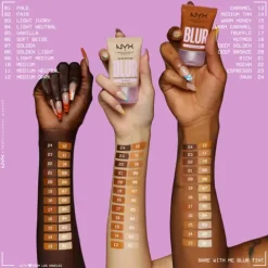 Nyx Pro Makeup Bare With Me Blur Base Líquida Efeito Blur 02 Fair