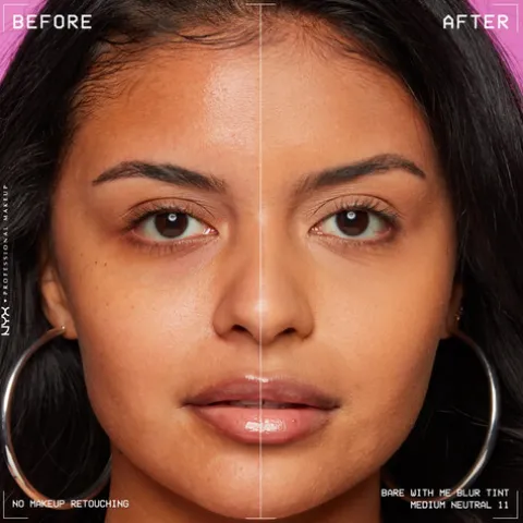 Nyx Pro Makeup Bare With Me Blur Base Líquida Efeito Blur 11 Medium Neutral