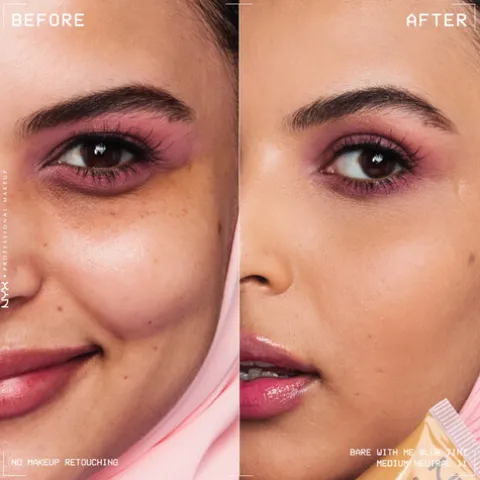 Nyx Pro Makeup Bare With Me Blur Base Líquida Efeito Blur 11 Medium Neutral