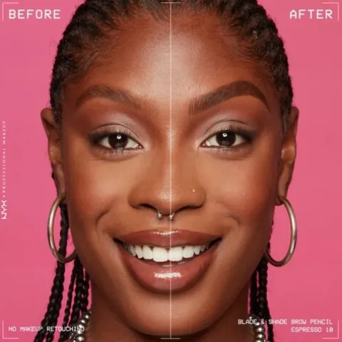 Nyx Pro Makeup Blade & Shade Nano Lápis De Sobrancelha - Espresso