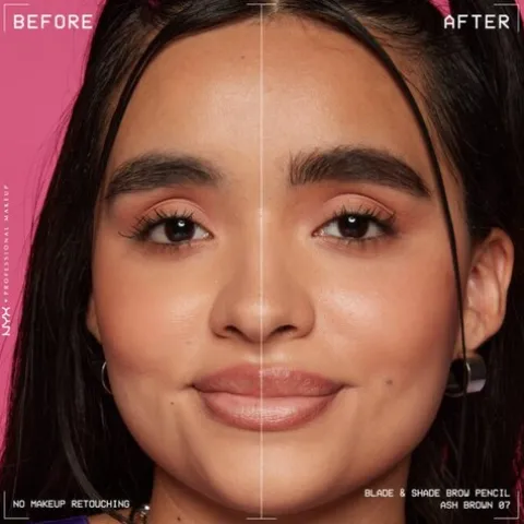Nyx Pro Makeup Blade & Shade Nano Lápis De Sobrancelha - Ash Brown