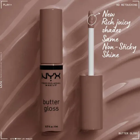 Nyx Pro Makeup Butter Gloss Batom De Brilho Devils Food Cake