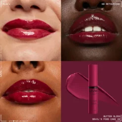 Nyx Pro Makeup Butter Gloss Batom De Brilho Devils Food Cake