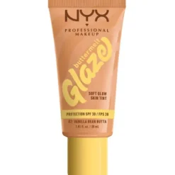 Nyx Pro Makeup Buttermelt Glaze Soft Glow Skin Tint Spf 30 - Vanilla