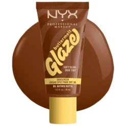 Nyx Pro Makeup Buttermelt Glaze Soft Glow Skin Tint Spf 30 - Nutmeg