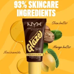 Nyx Pro Makeup Buttermelt Glaze Soft Glow Skin Tint Spf 30 - Chocolate