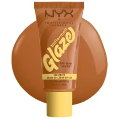 Nyx Pro Makeup Buttermelt Glaze Soft Glow Skin Tint Spf 30 - Praline