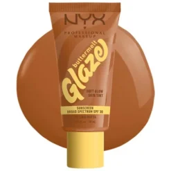 Nyx Pro Makeup Buttermelt Glaze Soft Glow Skin Tint Spf 30 - Chai