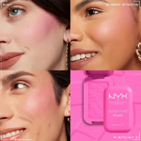 Nyx Pro Makeup Buttermelt Blush 01 My Butta Half