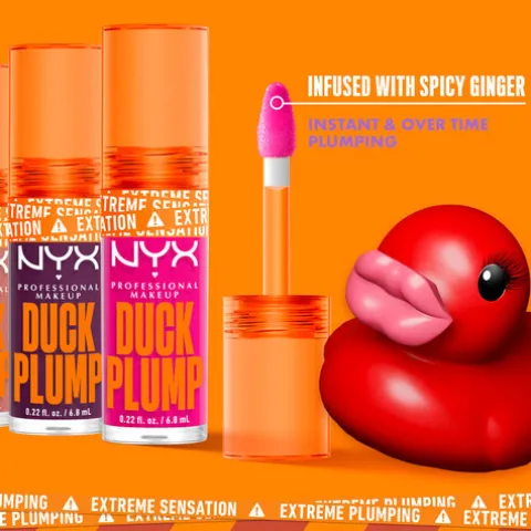 Nyx Pro Makeup Duck Plump Lip Gloss Brilho Volumizador 01 Clearly Spicy