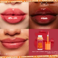 Nyx Pro Makeup Duck Plump Lip Gloss Brilho Volumizador 19 Cherry Spice