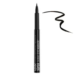 Nyx Pro Makeup Eyeliner Ponta De Filtro Fina Super Fat - Carbon Black