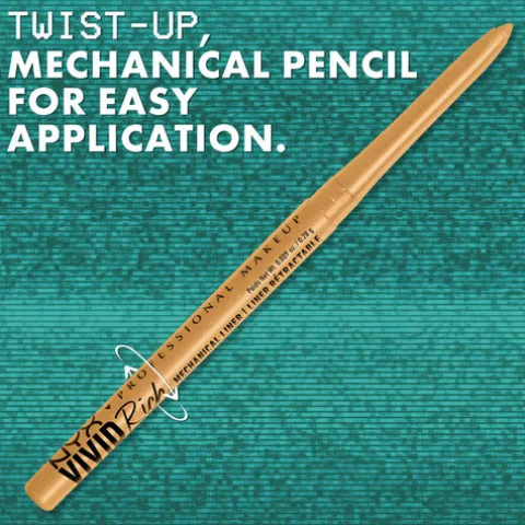 Nyx Pro Makeup Eyeliner Vivid Rich Mechanical Liner 13 Aquamarine Dream