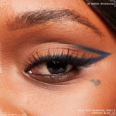 Nyx Pro Makeup Eyeliner Vivid Rich Mechanical Liner 14 Sapphire Bling