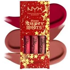 Nyx Pro Makeup Gimme Super Stars! - Trio Batons Mate Warm Berries