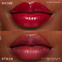 Nyx Pro Makeup Lip I.V. Hydrating Gloss Labial Hidratante - Red-Y Set Wet