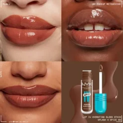 Nyx Pro Makeup Lip I.V. Hydrating Gloss Labial Hidratante - Splash N Spice