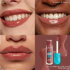 Nyx Pro Makeup Lip I.V. Hydrating Gloss Labial Hidratante - Hydra Honey