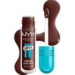Nyx Pro Makeup Lip I.V. Hydrating Gloss Labial Hidratante - Mocha Me Wet