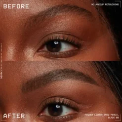 Nyx Pro Makeup Powder Louder Brow Lápis Sobrancelha 09 Black