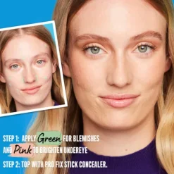 Nyx Pro Makeup Pro Fix Stick Corretor Multifuncional 01 Soft Green