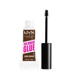 Nyx Pro Makeup The Brow Glue Gel Sobrancelha 04 Dark Brown