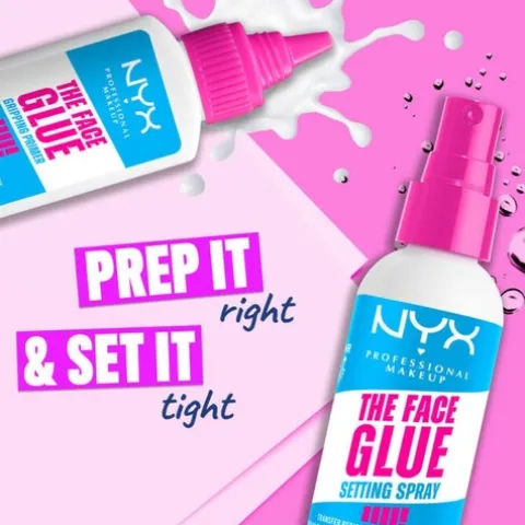 Nyx Pro Makeup The Face Glue Setting Spray Fixação De Maquilhagem
