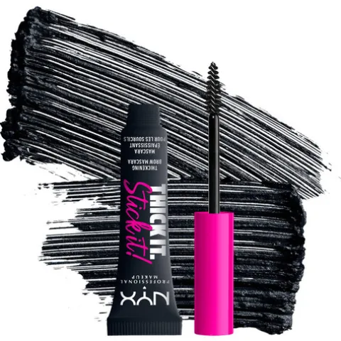 Nyx Pro Makeup Thick It Stick It Máscara De Sobrancelhas - Black