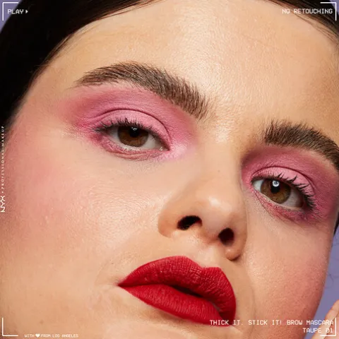 Nyx Pro Makeup Thick It Stick It Máscara De Sobrancelhas - Taupe