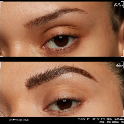 Nyx Pro Makeup Thick It Stick It Máscara De Sobrancelhas - Ash Brown