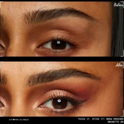 Nyx Pro Makeup Thick It Stick It Máscara De Sobrancelhas - Brunette