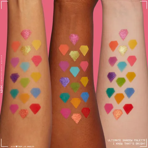 Nyx Pro Makeup Ultimate Shadow Paleta Sombras 16 I Know Thats Bright