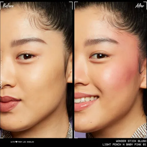 Nyx Pro Makeup Wonder Stick Blush Peach And Baby Pink