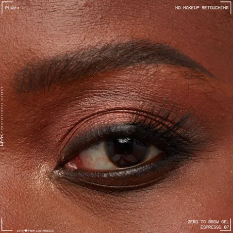 Nyx Pro Makeup Zero To Brow Gel Brow Gel Para Sobrancelha 07 Espresso