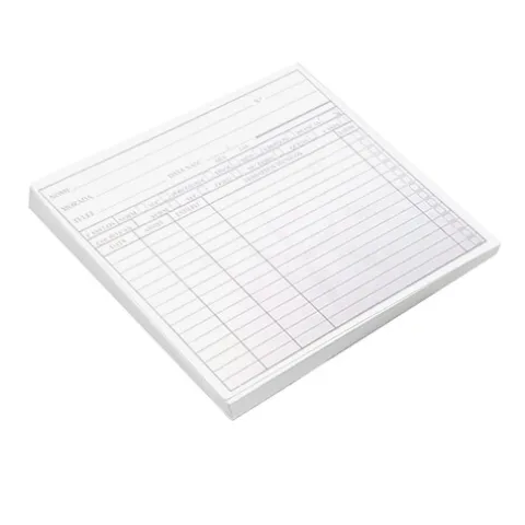 Pluri Bloco De Serviços Com Fichas Técnicas De Clientes