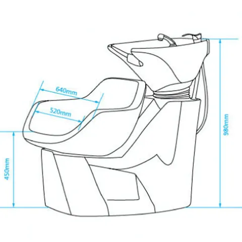 Rampa De Lavagem Cabeleireiro Ellegance